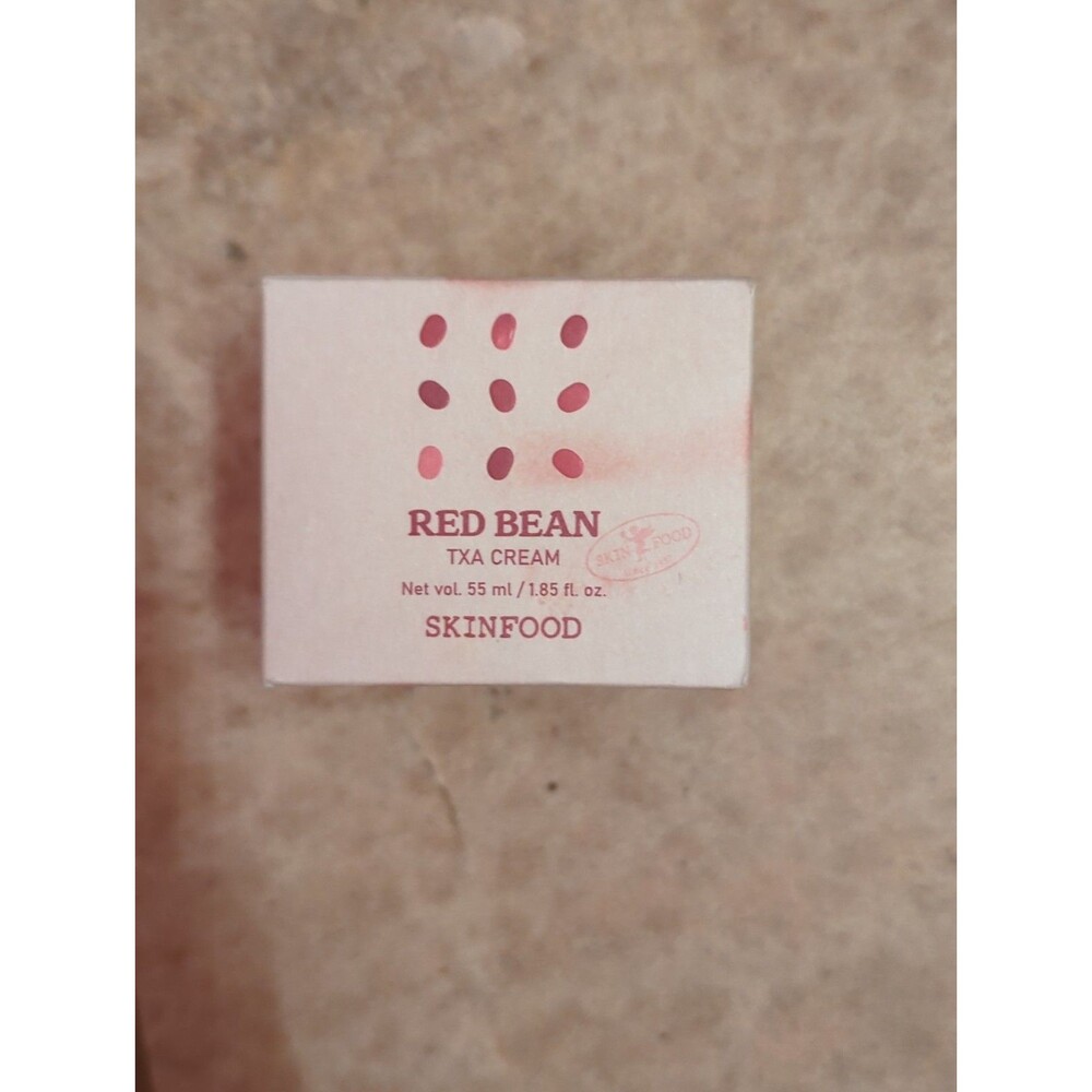 SKINFOOD Red Bean TXA Cream Vegan New In Box 1.85 Fl Oz Clear Looking Skin 2028